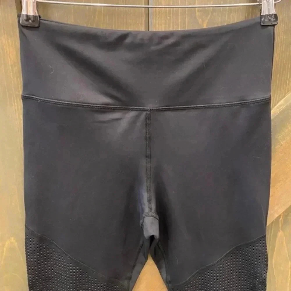 Zyia Active Womens Black Moto Leggings - Picture 3 of 6